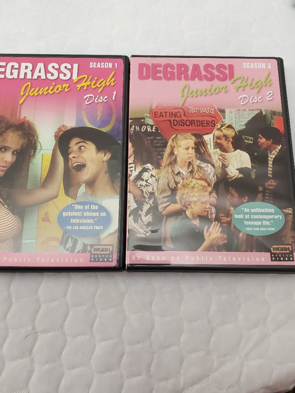 Degrassi Junior High DVDs Season 1 Disc 1 & Season 3 Disc 2